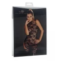 Noir handmade divalicious dress seethrough sexy minidress 