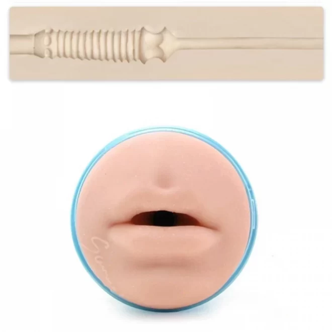 Realistyczny masturbator w kształcie męskich ust Fleshjack Samuel O Toole Mouth