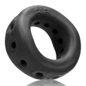 [sil|tpr] air airflow vented cock ring - black ice