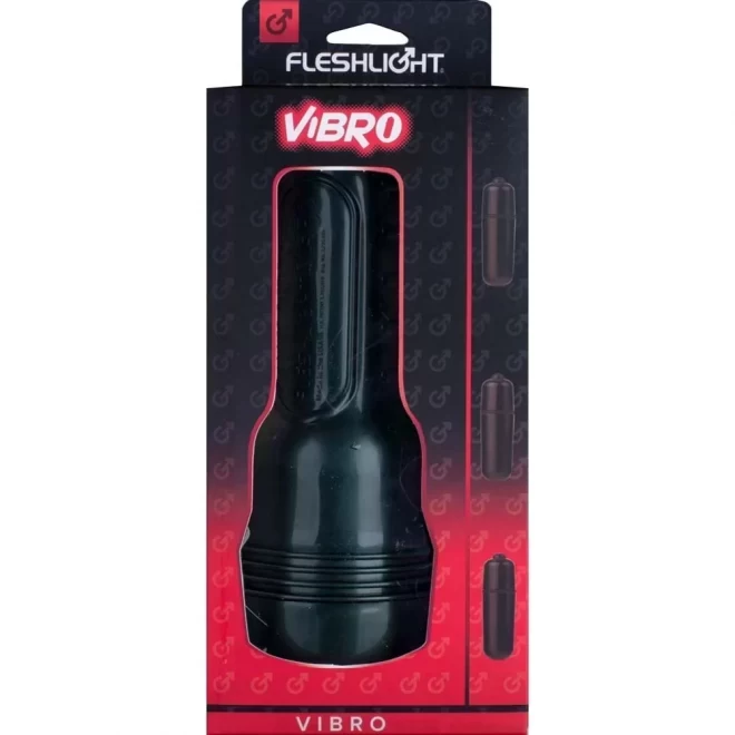 Masturbator z wibracjami Fleshjack Vibro Pink Bottom Touch
