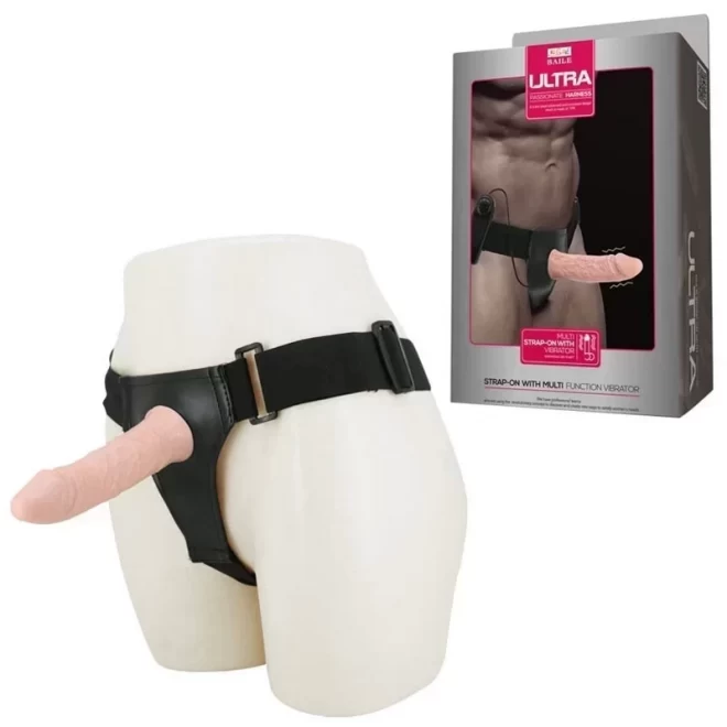 Vibrating strap on - flesh