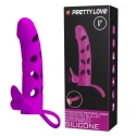 Pretty love 6 inch vibrating penis sleeve pink