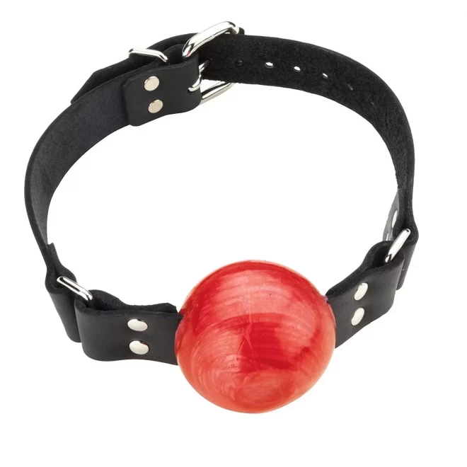 Knebel z kulką Ball Gag with buckle 2 (2 kolory)