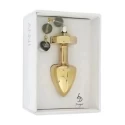 Luksusowy, pozłacany stymulator Jewell Buttplug Gold Plated T1