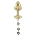 Luksusowy, pozłacany stymulator Jewell Buttplug Gold Plated T1