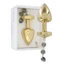 Luksusowy, pozłacany stymulator Jewell Buttplug Gold Plated T2