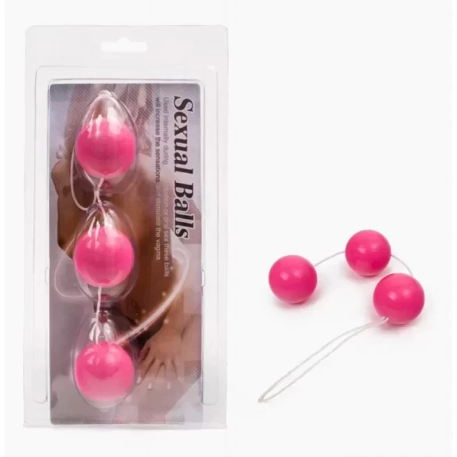 Anal balls, abs, pink