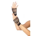 Siateczkowe, krótkie rękawiczki Fingerless Gloves