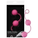 Kulki z wzorami Little Frisky Silikon Love Balls 8