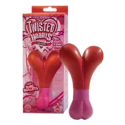 Finezyjny wibrator Twisted Hearts Desire