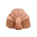 Męskie pośladki z anusem Cyberskin Virtual Intimate Heartthrob