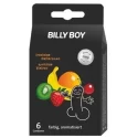 Smakowe i kolorowe prezerwatywy Billy Boy 6 szt.