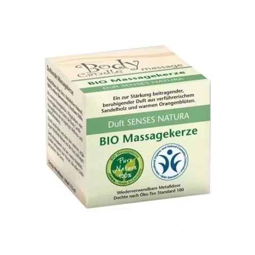 Świeca do masażu Bio Massagekerze Senses Natura 115 ml
