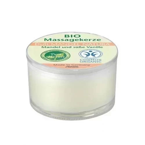 Świeca do masażu Bio Massagekerze Glas Mandel Natura 25 ml