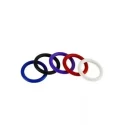Zestaw pierścieni Spartacus Nitrile Cock Rings - 5 szt