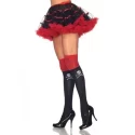 Zmysłowe pirackie pończochy Striped Thigh Highs