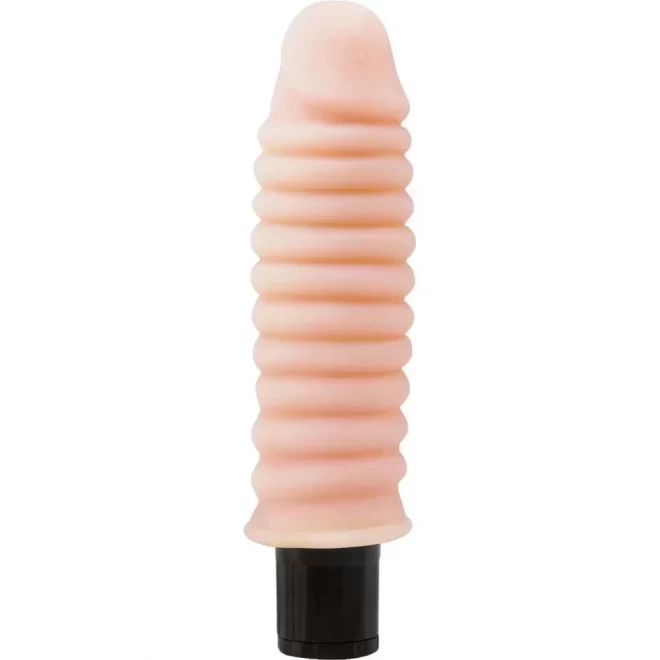 Karbowany wibrator z cyberskóry Real Feel Lifelike Toys No. 7 (3 kolory)
