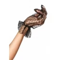 Zmysłowe rękawiczki Flocked Dot Gloves