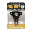 Buck angel fun boy soft hollow 4.5" strap-on | packer - blac