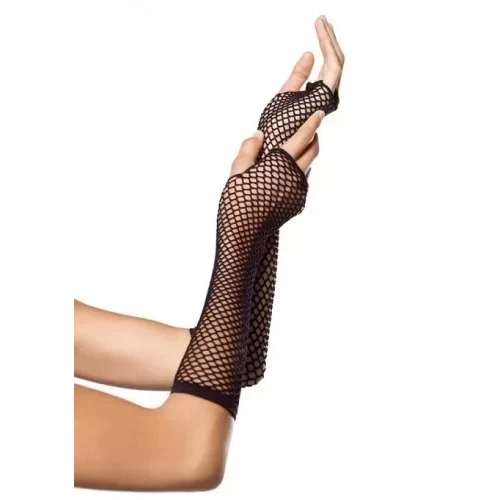 Zmysłowe rękawiczki Triangle Net Fingerless Gloves