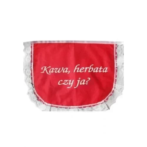 Fartuszek z koronką Kawa, herbata czy ja (2 kolory)