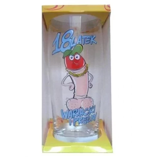 Szklanka 0,5l penisek 18-stka