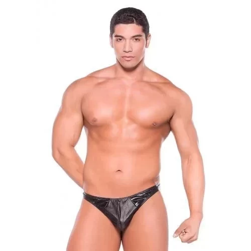 Błyszczące stringi Wetlook Thong