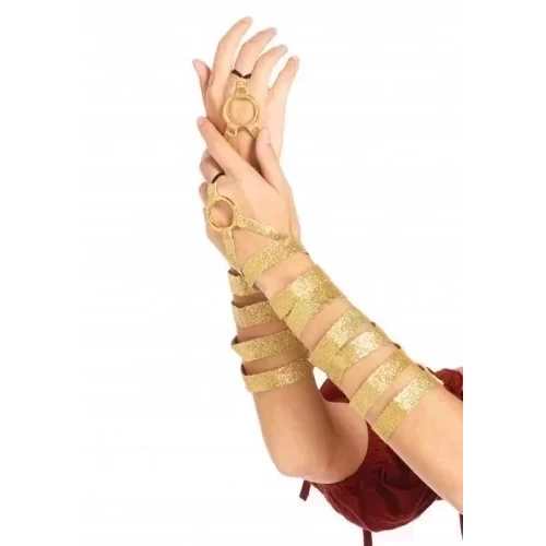 Zmysłowe paski na dłonie Golden Arm Wraps