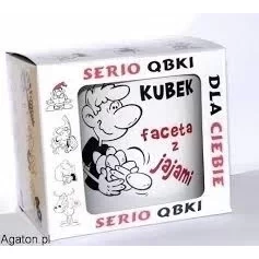 Serio qubek Kubek faceta z jajami