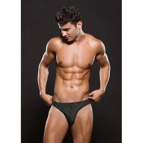 Stringi w paseczki Thong With Pinstripe