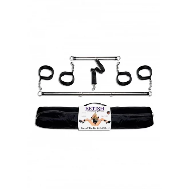 Zestaw kajdanek Fetish Fantasy Spreadem Bar and Cuff Set
