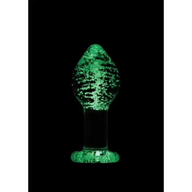 Korek analny duży Firefly Glass Plug - L