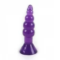Anal plug with suction cup - 180x34mm. purple