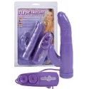 Wibrator rotacyjny z pilotem Purple Blossom