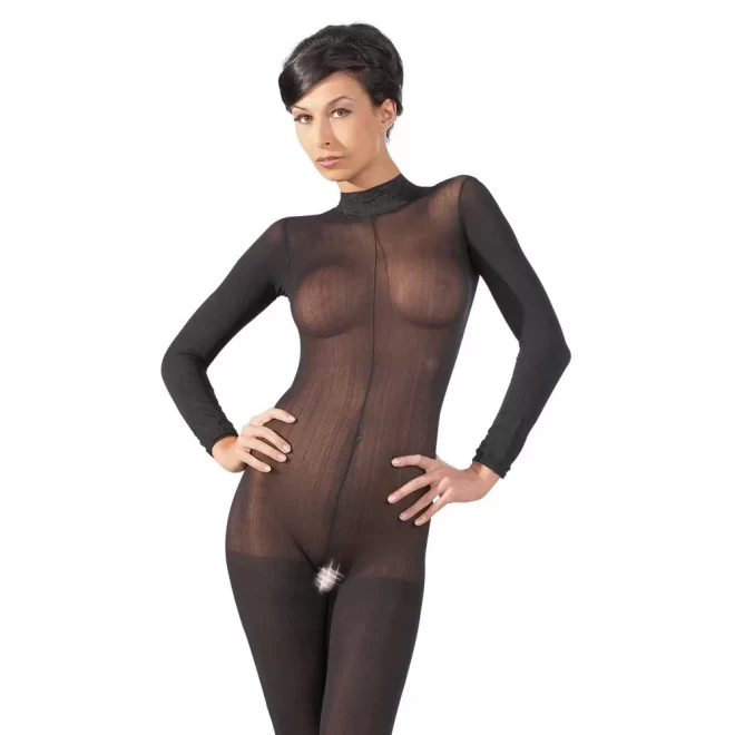 Bodystocking z długimi rękawami