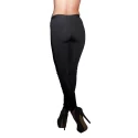 Skórzano koronkowe leginsy Leder Leggings