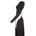 Długa suknia z odkrytymi plecami Kleid Lang Offen