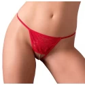 Czerwone stringi z dziurką String kette
