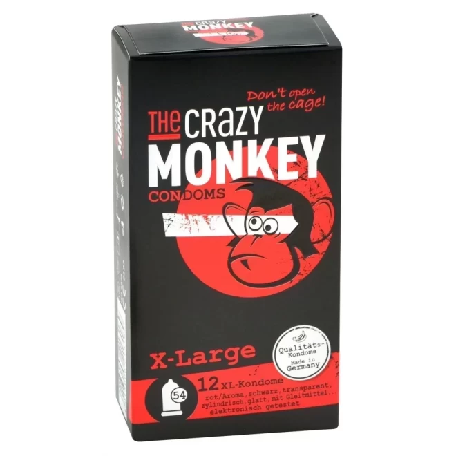 Prezerwatywy The Crazy Monkey X-Large 12 szt.