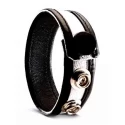 Skórzany pierścień 3 Snap Leather Cock Ring