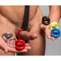 Pierścień na penisa i jądra Sport Fucker TPR Cock Ring (8 kolorów)