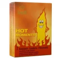 Prezerwatywy ze środkiem rozgrzewającym Amor Hot Moments 3szt