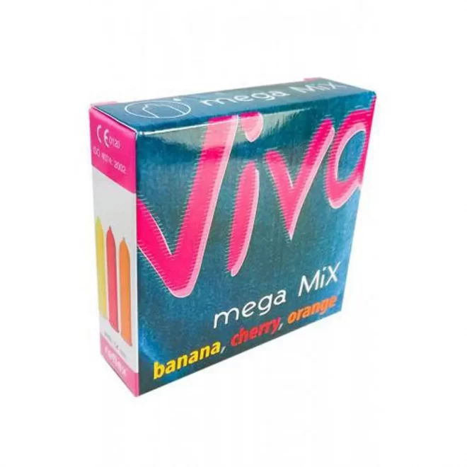 Słodziutkie prezerwatywy Viva Mega Mix