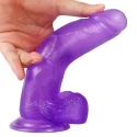 Jelly studs crystal dildo -large