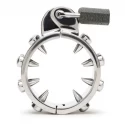 Male chastity device - teeth spiked cock and ball ring - sta