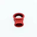 Silicone cock tube - red