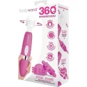 Wibrator z wymiennymi końcówkami Bodywand 360° Spinning head