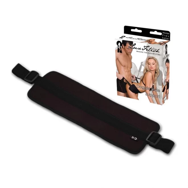 LUX FETISH Doggie Style Support black