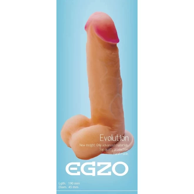 Egzo Mad Banana Dildo - suction cup