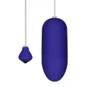 FUNKY EGG ON A WIRE DARK PURPLE